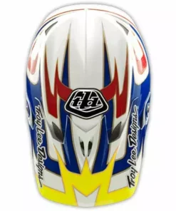 PROTECTIVE GEAR Troy Lee 2014 D3 Speed Composite Helmet-Blue/White