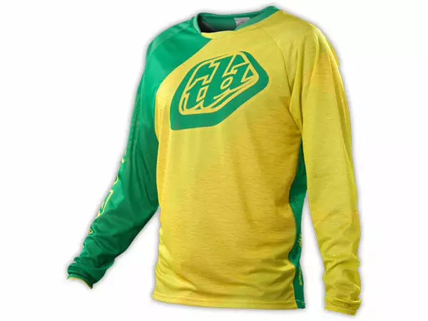 RACE WEAR Troy Lee 2014 Sprint Race Jersey-Turismo Green/Yellow 1 RACE WEAR Troy Lee 2014 Sprint Race Jersey-Turismo Green/Yellow