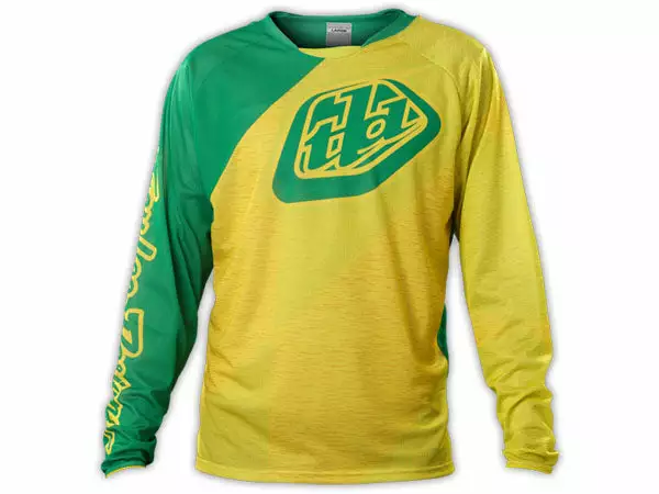 RACE WEAR Troy Lee 2014 Sprint Race Jersey-Turismo Green/Yellow 3 RACE WEAR Troy Lee 2014 Sprint Race Jersey-Turismo Green/Yellow