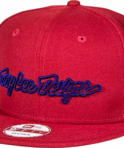 Troy Lee Classic Signature Snapback Hat-Red