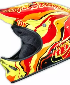 PROTECTIVE GEAR Troy Lee 2015 D2 Helmet-Galaxy Red