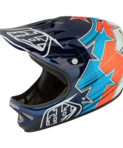 Troy Lee D2 Composite Helmet-Fusion Blue PROTECTIVE GEAR