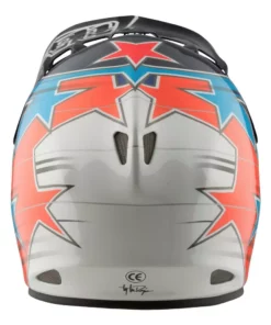 Troy Lee D2 Composite Helmet-Fusion Blue PROTECTIVE GEAR