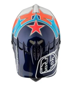 Troy Lee D2 Composite Helmet-Fusion Blue PROTECTIVE GEAR
