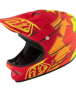 PROTECTIVE GEAR Troy Lee D2 Composite Helmet-Fusion Red
