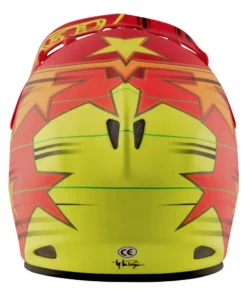 PROTECTIVE GEAR Troy Lee D2 Composite Helmet-Fusion Red 12 PROTECTIVE GEAR Troy Lee D2 Composite Helmet-Fusion Red