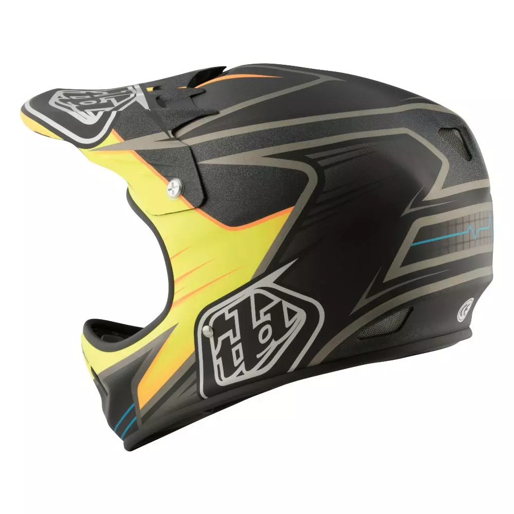 Troy Lee D2 Composite Helmet-Pulse Black 4 Troy Lee D2 Composite Helmet-Pulse Black