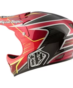 Troy Lee D2 Composite Helmet-Pulse Red