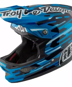 Troy Lee D3 Carbon MIPS Helmet-Code Blue