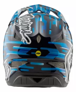 Troy Lee D3 Carbon MIPS Helmet-Code Blue