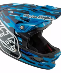 Troy Lee D3 Carbon MIPS Helmet-Code Blue