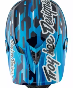 Troy Lee D3 Carbon MIPS Helmet-Code Blue