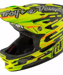 Troy Lee D3 Carbon MIPS Helmet-Code Yellow