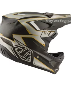 PROTECTIVE GEAR Troy Lee D3 Carbon MIPS Helmet-Cadence Gray