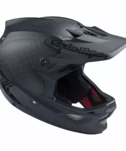 PROTECTIVE GEAR Troy Lee D3 Carbon MIPS Helmet-Midnight Black
