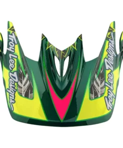 PROTECTIVE GEAR Troy Lee D3 Carbon MIPS Helmet-Nightfall Green