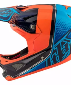 PROTECTIVE GEAR Troy Lee D3 Carbon MIPS Helmet-Starburst Orange 17 PROTECTIVE GEAR Troy Lee D3 Carbon MIPS Helmet-Starburst Orange
