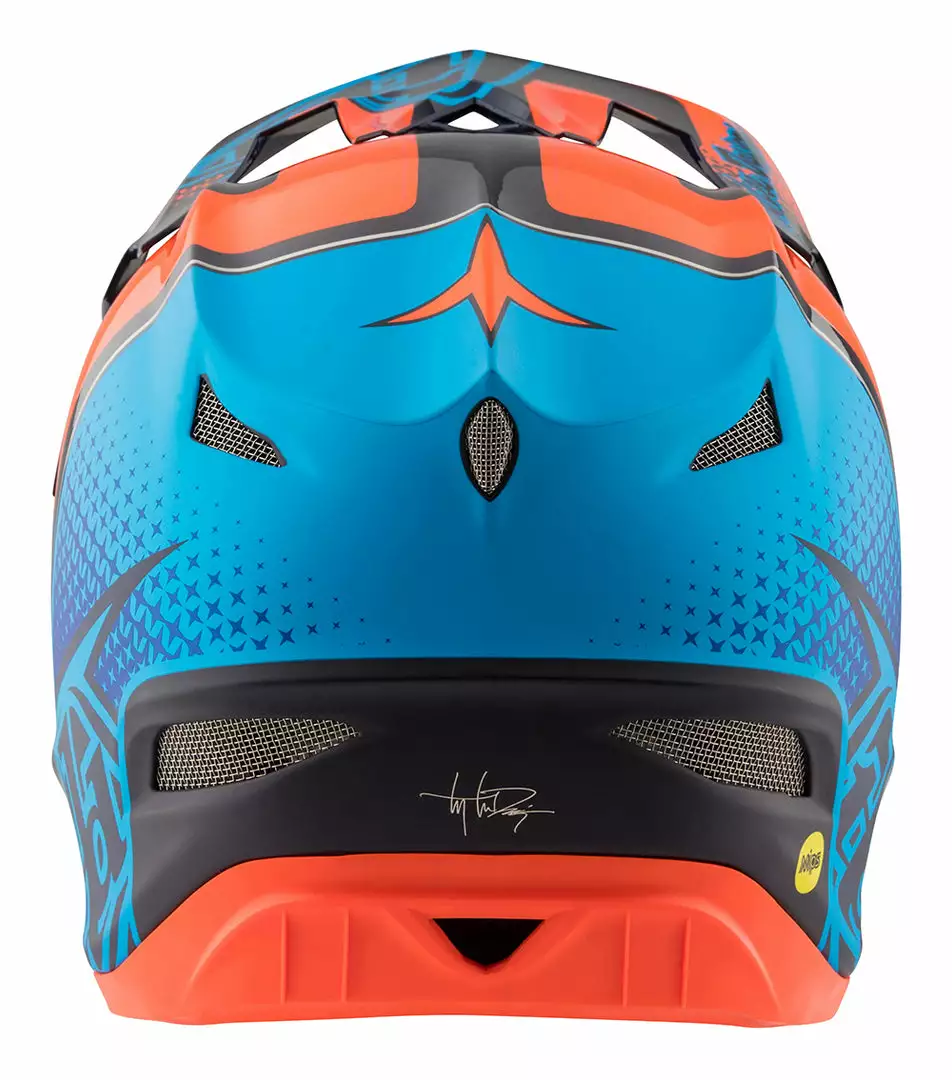 PROTECTIVE GEAR Troy Lee D3 Carbon MIPS Helmet-Starburst Orange 6 PROTECTIVE GEAR Troy Lee D3 Carbon MIPS Helmet-Starburst Orange