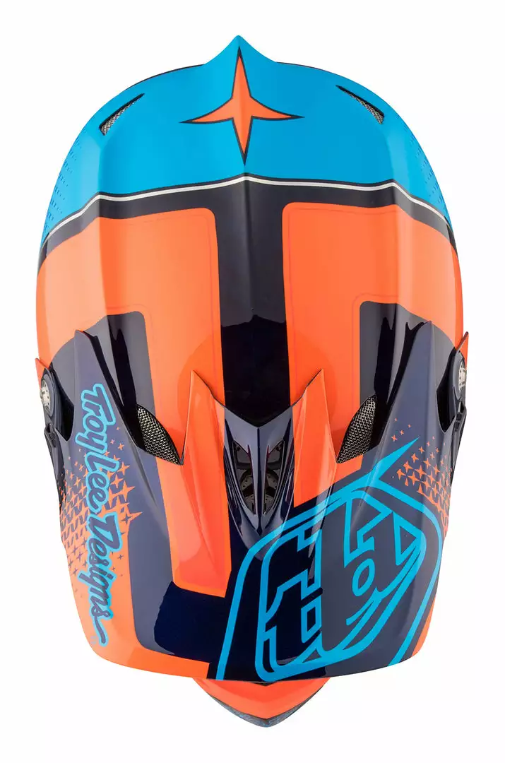 PROTECTIVE GEAR Troy Lee D3 Carbon MIPS Helmet-Starburst Orange 7 PROTECTIVE GEAR Troy Lee D3 Carbon MIPS Helmet-Starburst Orange