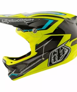 Troy Lee D3 Composite Helmet-Cadence Black/Yellow