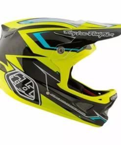 Troy Lee D3 Composite Helmet-Cadence Black/Yellow