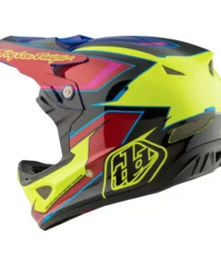 Troy Lee D3 Composite Helmet-Cadence Red/Yellow 17 Troy Lee D3 Composite Helmet-Cadence Red/Yellow