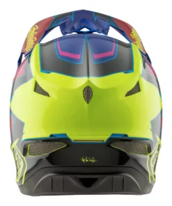 Troy Lee D3 Composite Helmet-Cadence Red/Yellow