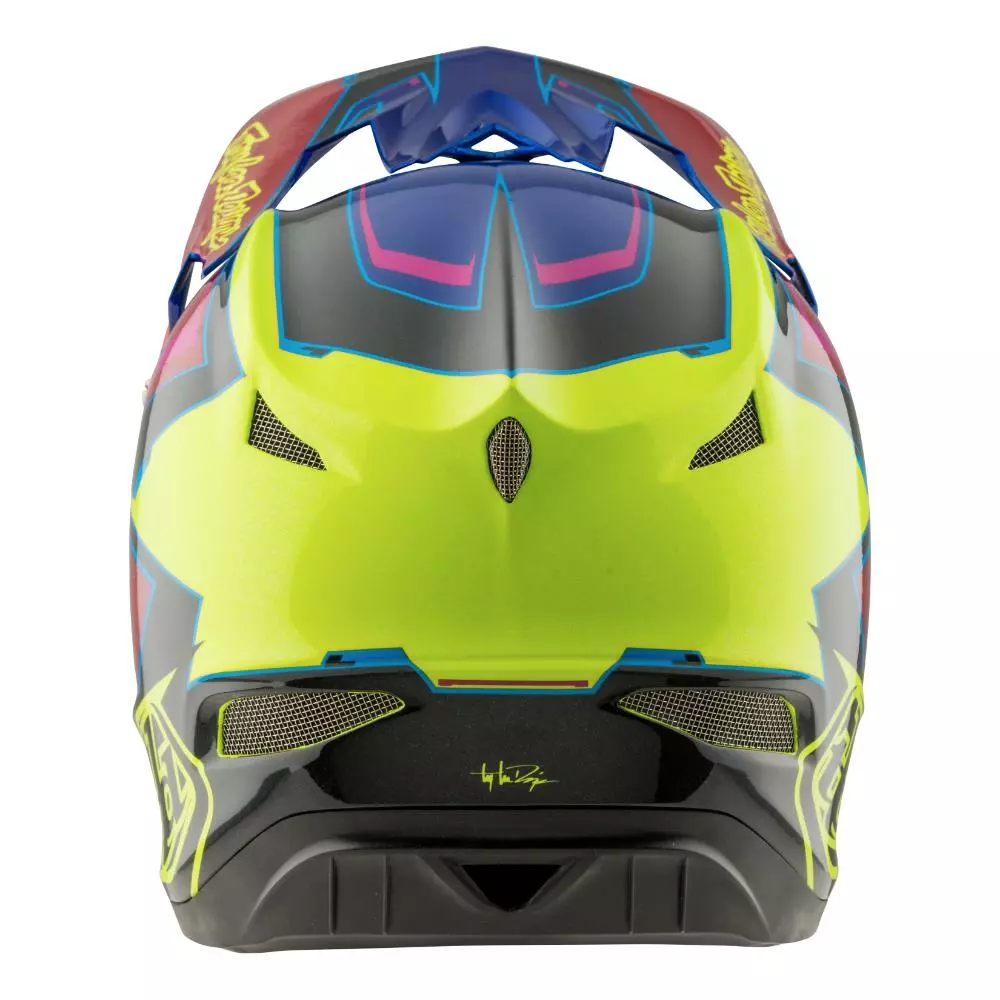 Troy Lee D3 Composite Helmet-Cadence Red/Yellow 2 Troy Lee D3 Composite Helmet-Cadence Red/Yellow