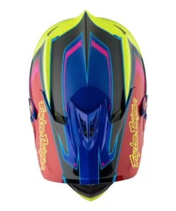 Troy Lee D3 Composite Helmet-Cadence Red/Yellow 12 Troy Lee D3 Composite Helmet-Cadence Red/Yellow