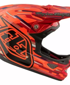 PROTECTIVE GEAR Troy Lee D3 Composite Helmet-Code Orange