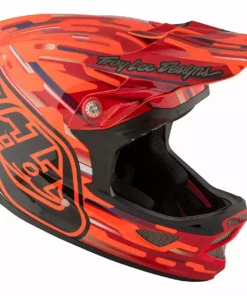 PROTECTIVE GEAR Troy Lee D3 Composite Helmet-Code Orange