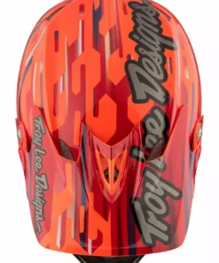 PROTECTIVE GEAR Troy Lee D3 Composite Helmet-Code Orange