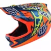 Troy Lee D3 Composite Helmet-Longshot Orange PROTECTIVE GEAR