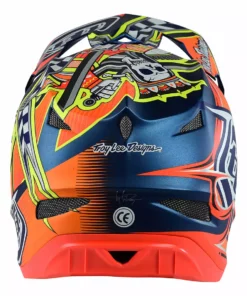 Troy Lee D3 Composite Helmet-Longshot Orange PROTECTIVE GEAR