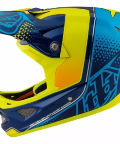 Troy Lee D3 Composite Helmet-Starburst Yellow PROTECTIVE GEAR