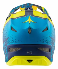 Troy Lee D3 Composite Helmet-Starburst Yellow PROTECTIVE GEAR