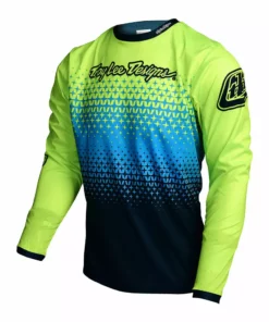 Troy Lee Sprint Jersey-Starburst Fluorescent Yellow