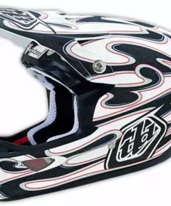 Troy Lee 2015 D3 Comp Helmet-Squirt White
