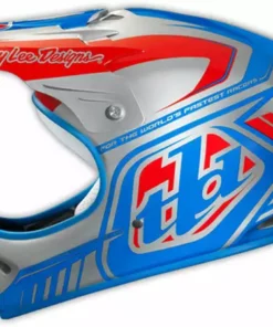 Troy Lee 2013 D2 Delta Composite Helmet-Silver/Blue