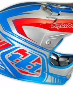 Troy Lee 2013 D2 Delta Composite Helmet-Silver/Blue