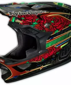 PROTECTIVE GEAR Troy Lee 2013 D3 Carbon Helmet-Sam Hill Black