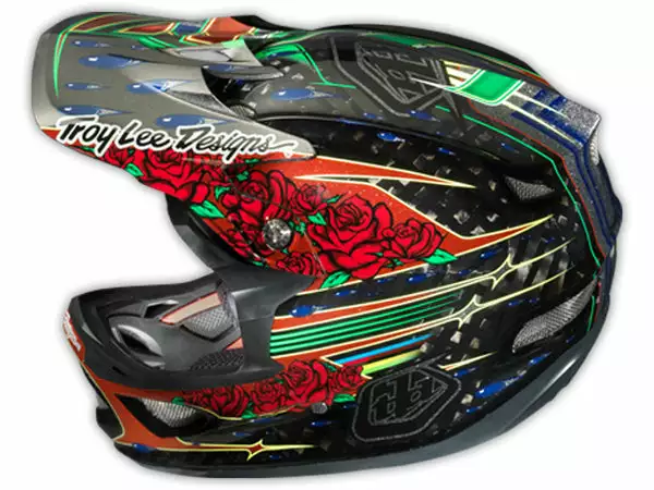 PROTECTIVE GEAR Troy Lee 2013 D3 Carbon Helmet-Sam Hill Black 4 PROTECTIVE GEAR Troy Lee 2013 D3 Carbon Helmet-Sam Hill Black