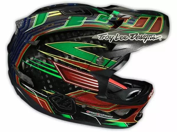PROTECTIVE GEAR Troy Lee 2013 D3 Carbon Helmet-Sam Hill Black 7 PROTECTIVE GEAR Troy Lee 2013 D3 Carbon Helmet-Sam Hill Black