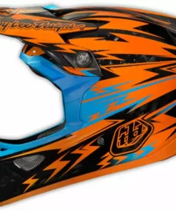 Troy Lee 2013 D3 Carbon Helmet-Thunder Orange