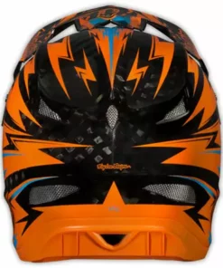 Troy Lee 2013 D3 Carbon Helmet-Thunder Orange