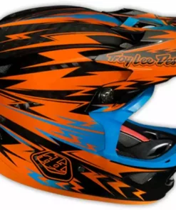 Troy Lee 2013 D3 Carbon Helmet-Thunder Orange