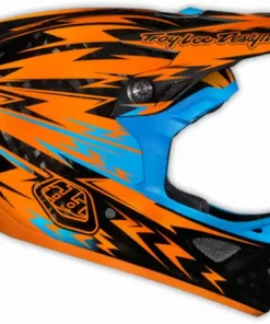 Troy Lee 2013 D3 Carbon Helmet-Thunder Orange