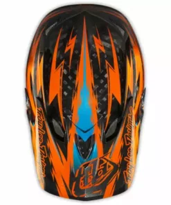 Troy Lee 2013 D3 Carbon Helmet-Thunder Orange