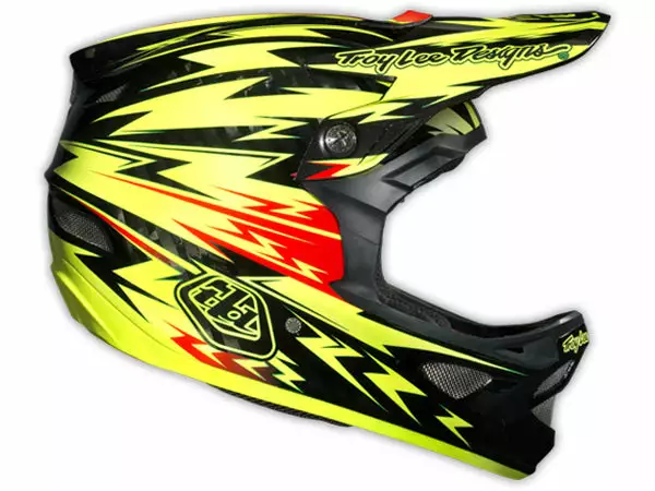 Troy Lee 2013 D3 Carbon Helmet-Thunder Yellow 5 Troy Lee 2013 D3 Carbon Helmet-Thunder Yellow