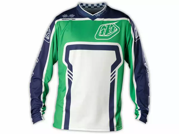 Troy Lee 2014 GP Race Jersey-Factory Green RACE WEAR